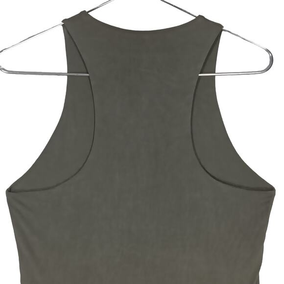 Carly JeanSleeveless Top Size Large Military Green Fully Lined - Picture 5 of 10